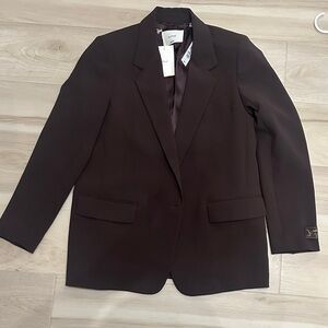 Aritzia Rich Chocolate Blazer
